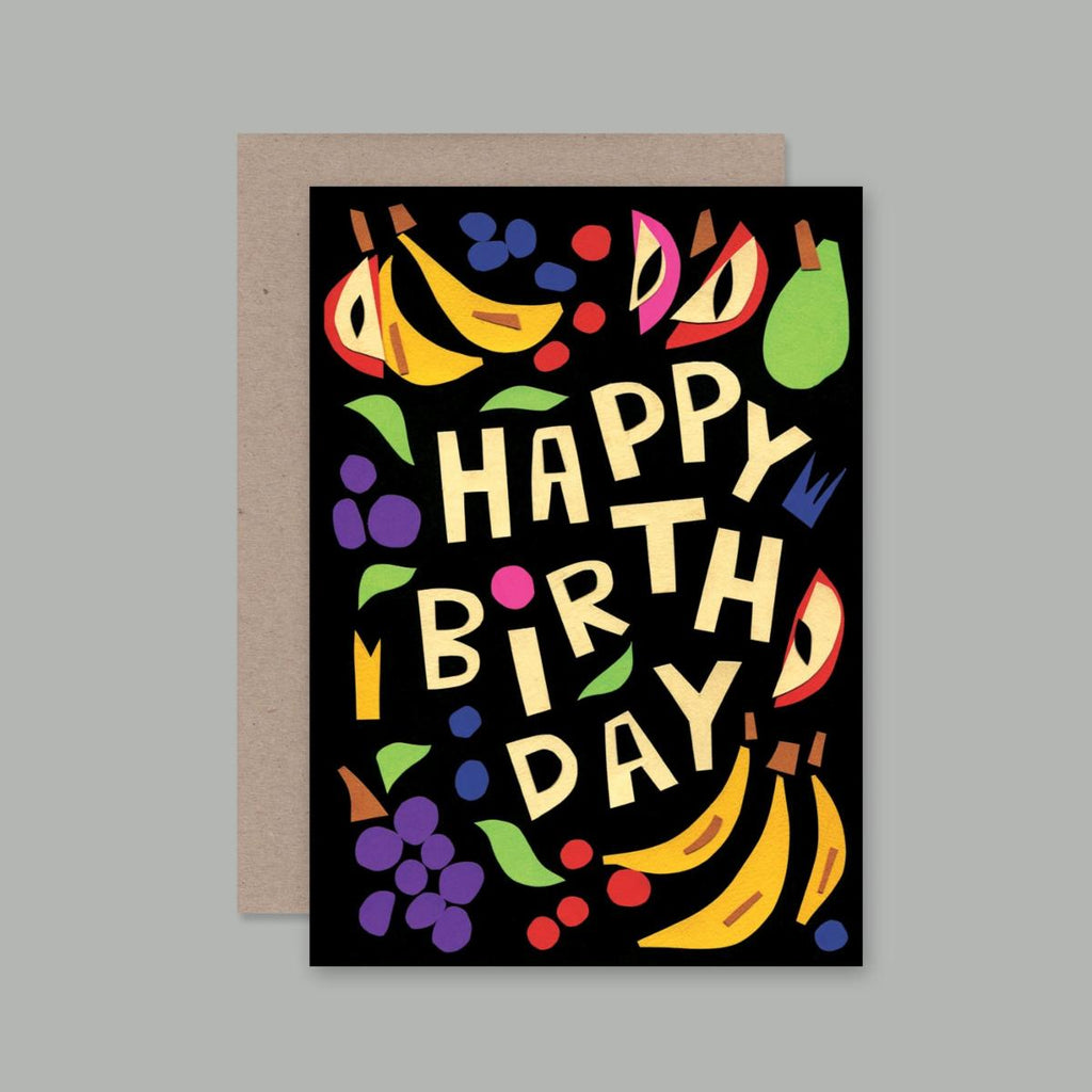 Happy Birthday Fruits Card