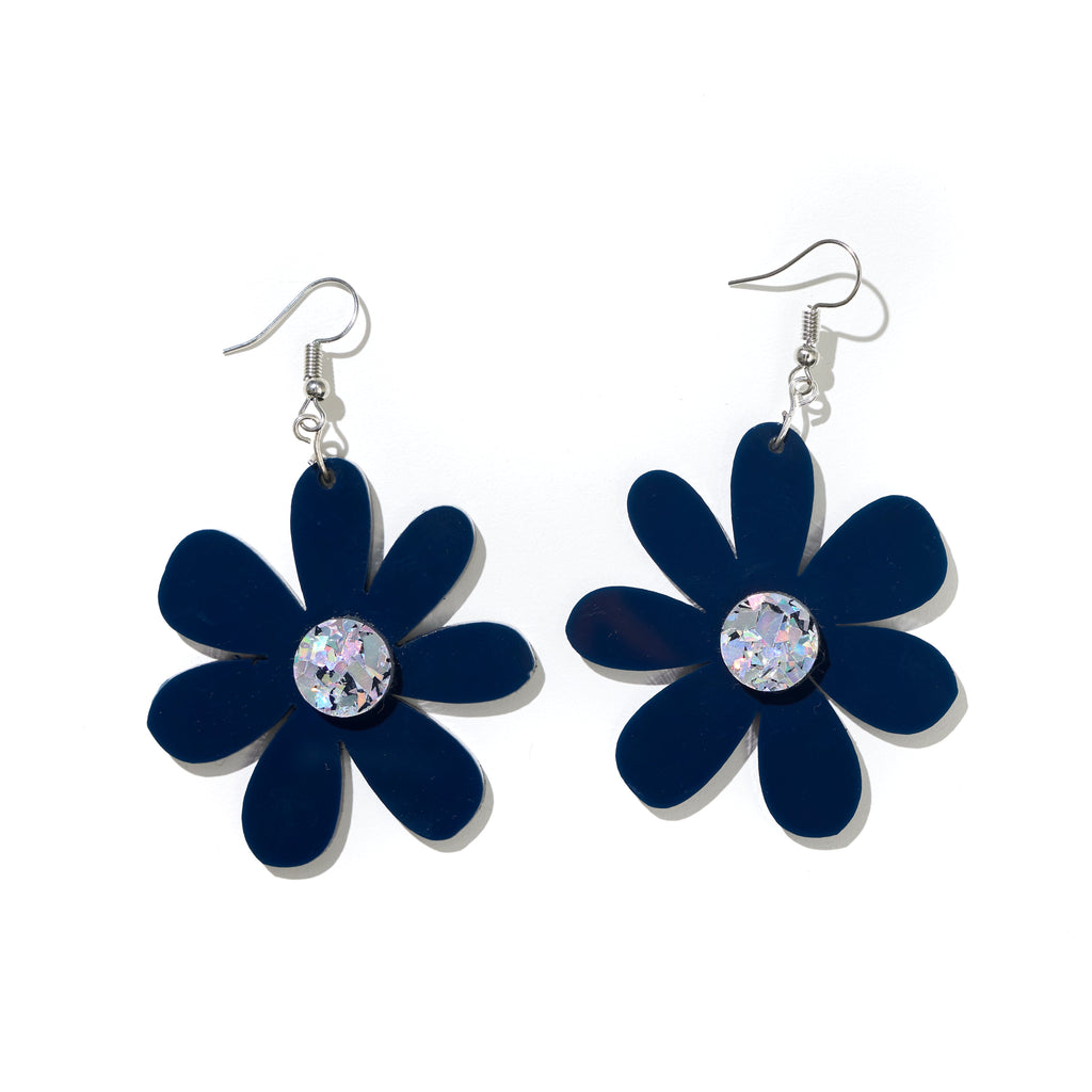 Frankie Blooms // Navy and Silver