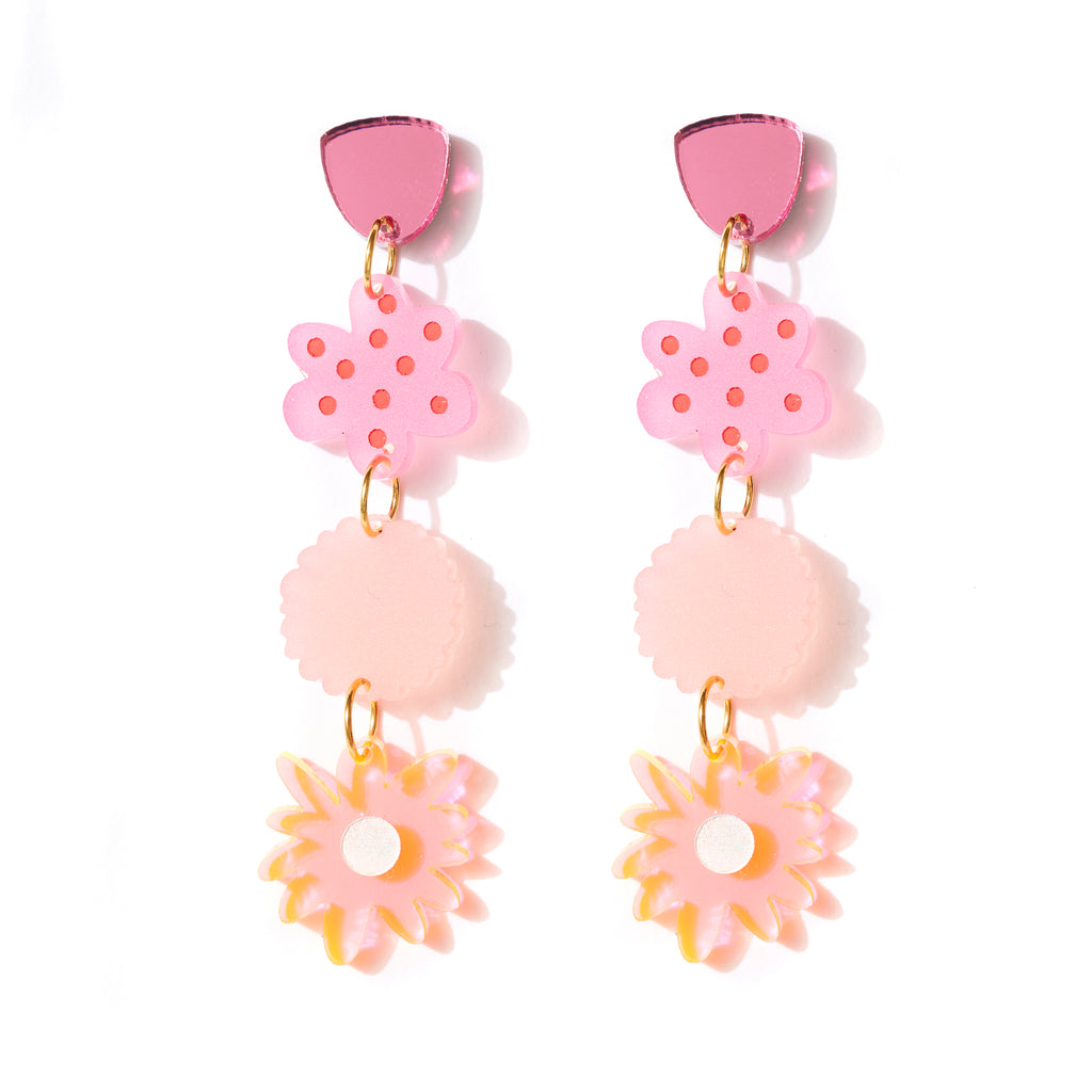 Zozo Floral Earrings // select colour