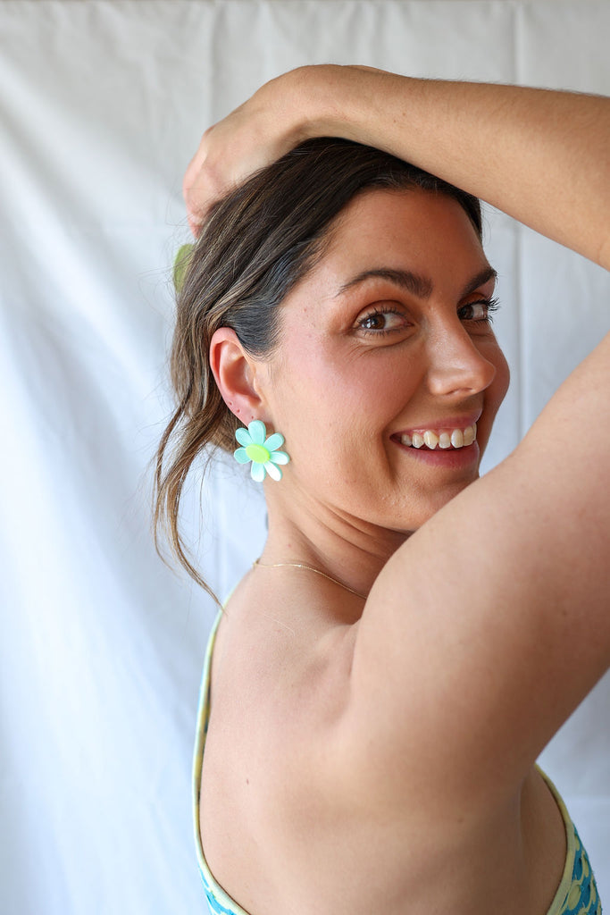 Estelle Flower Earrings // select colour
