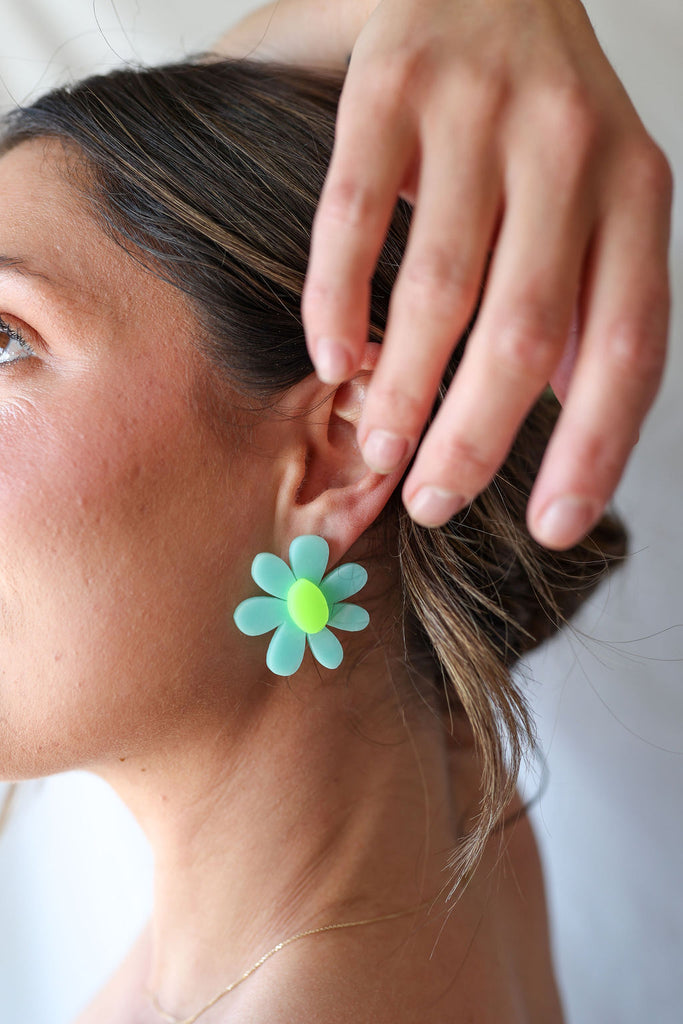 Estelle Flower Earrings // select colour