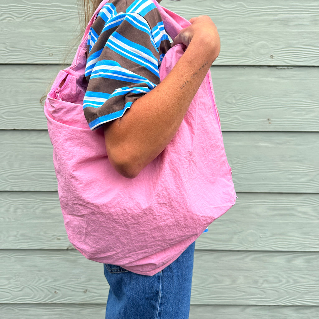 Oversized Shoulder Bag // Dusty Pink