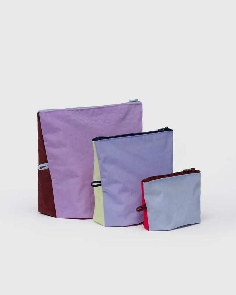 Baggu Go Pouch Set - Kaleidoscope Mix