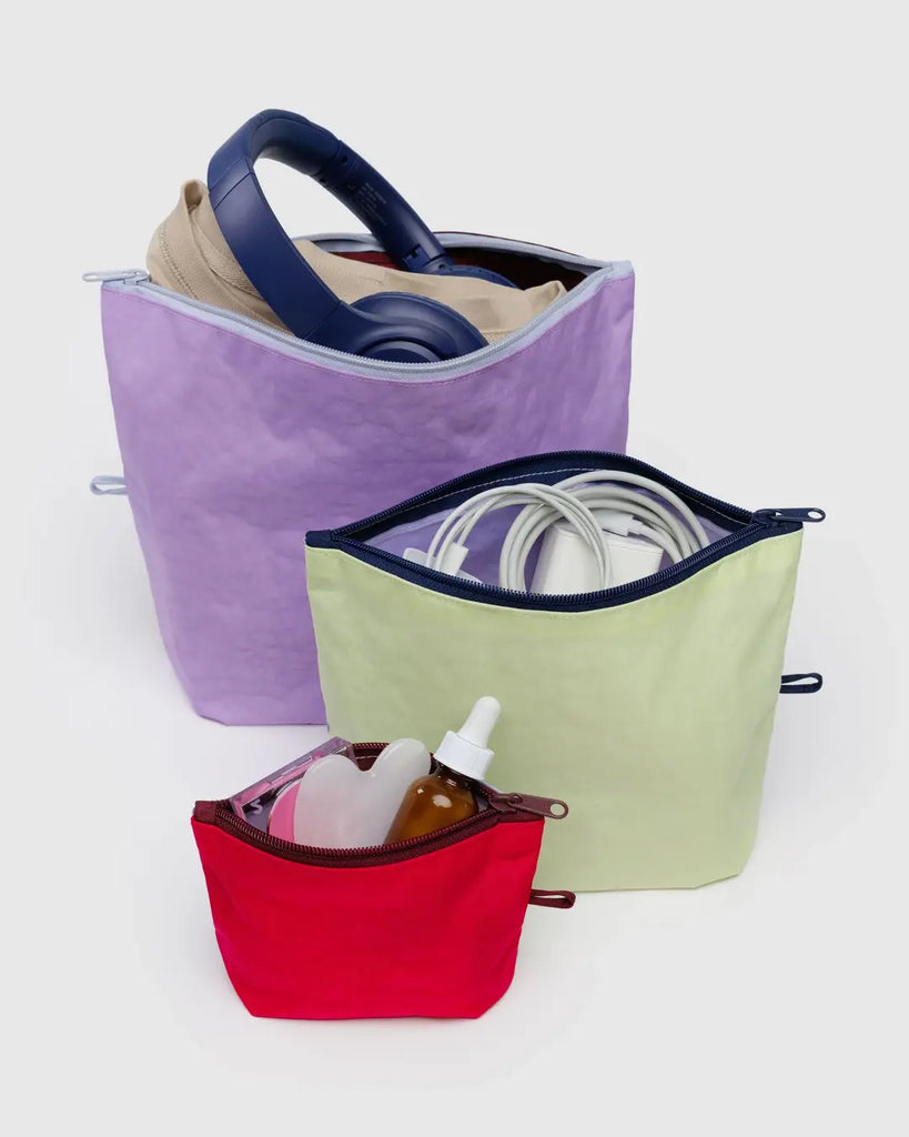 Baggu Go Pouch Set - Kaleidoscope Mix