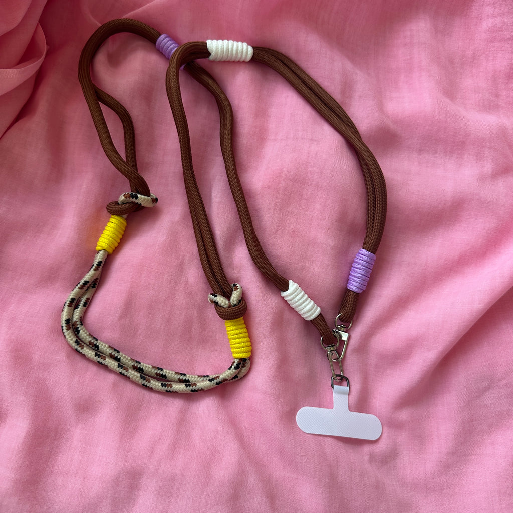 Phone Strap Rope Longer // Brown