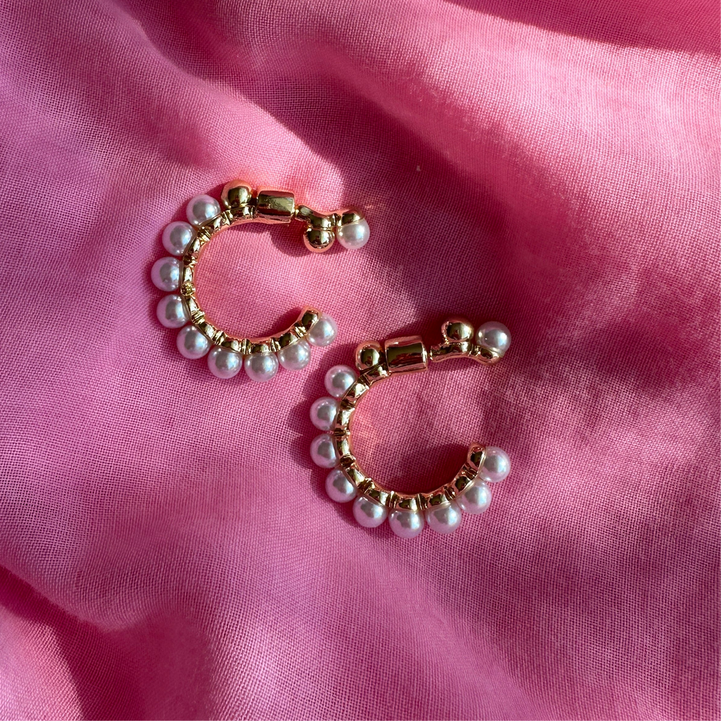 Pearl Hoops