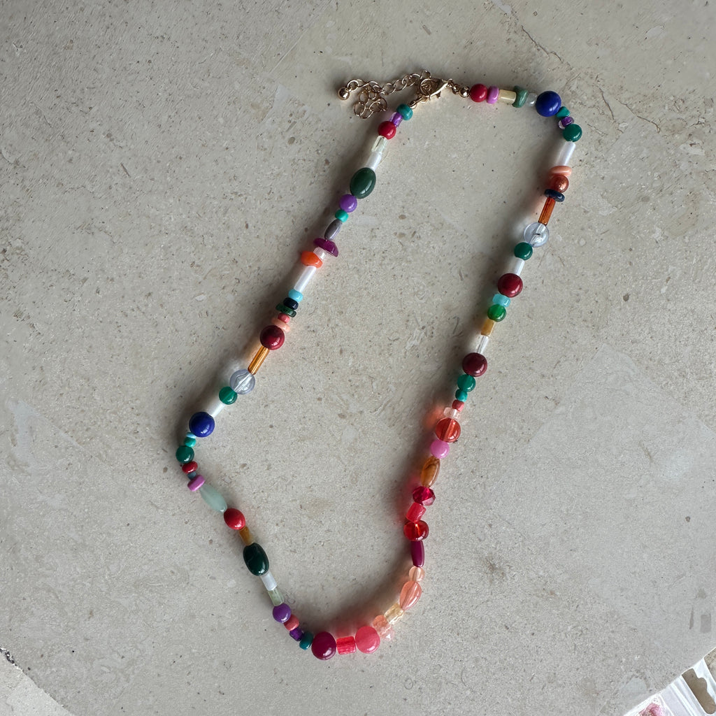 Sunny necklace // rainbow mix
