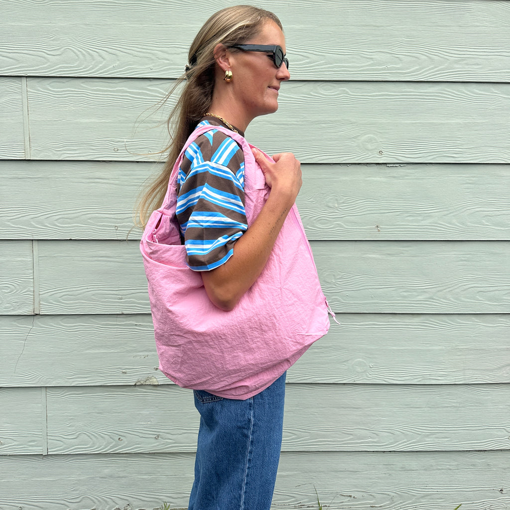 Oversized Shoulder Bag // Dusty Pink