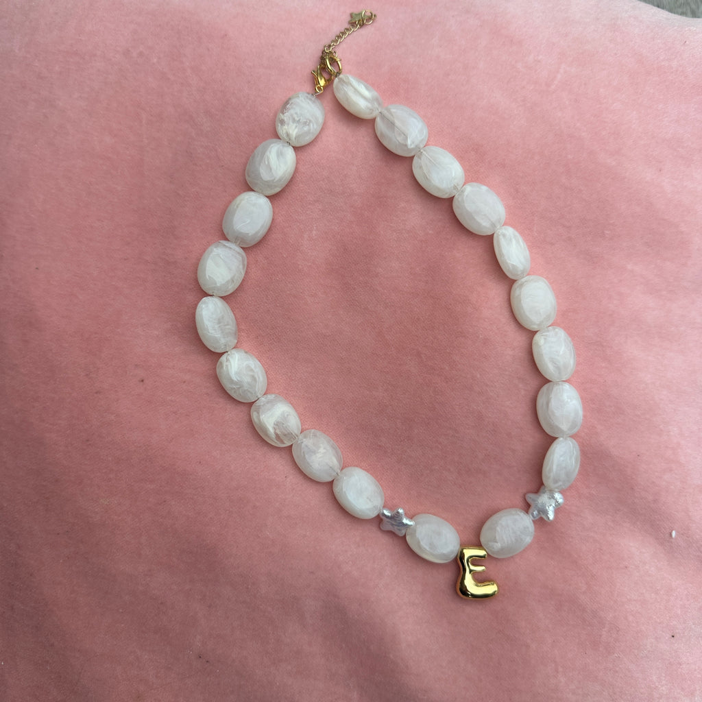 PRE-ORDER CUSTOM LETTER NECKLACE GOLD // select options