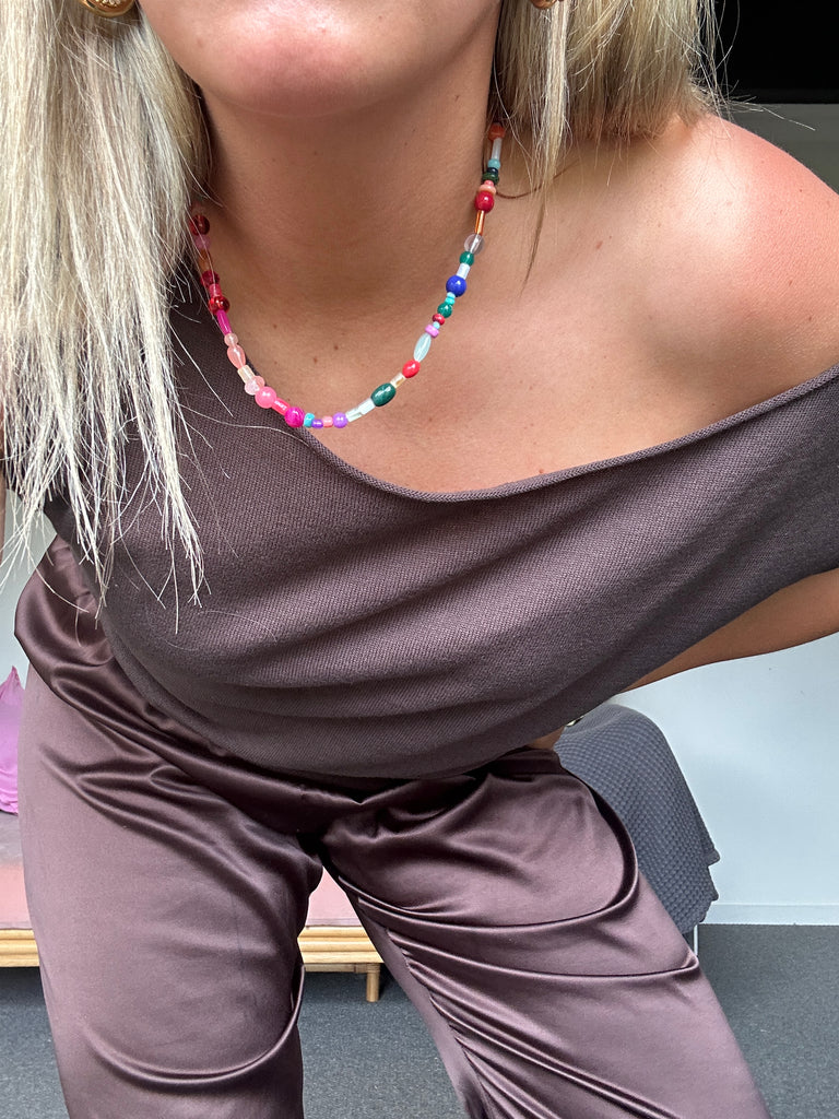 Sunny necklace // rainbow mix