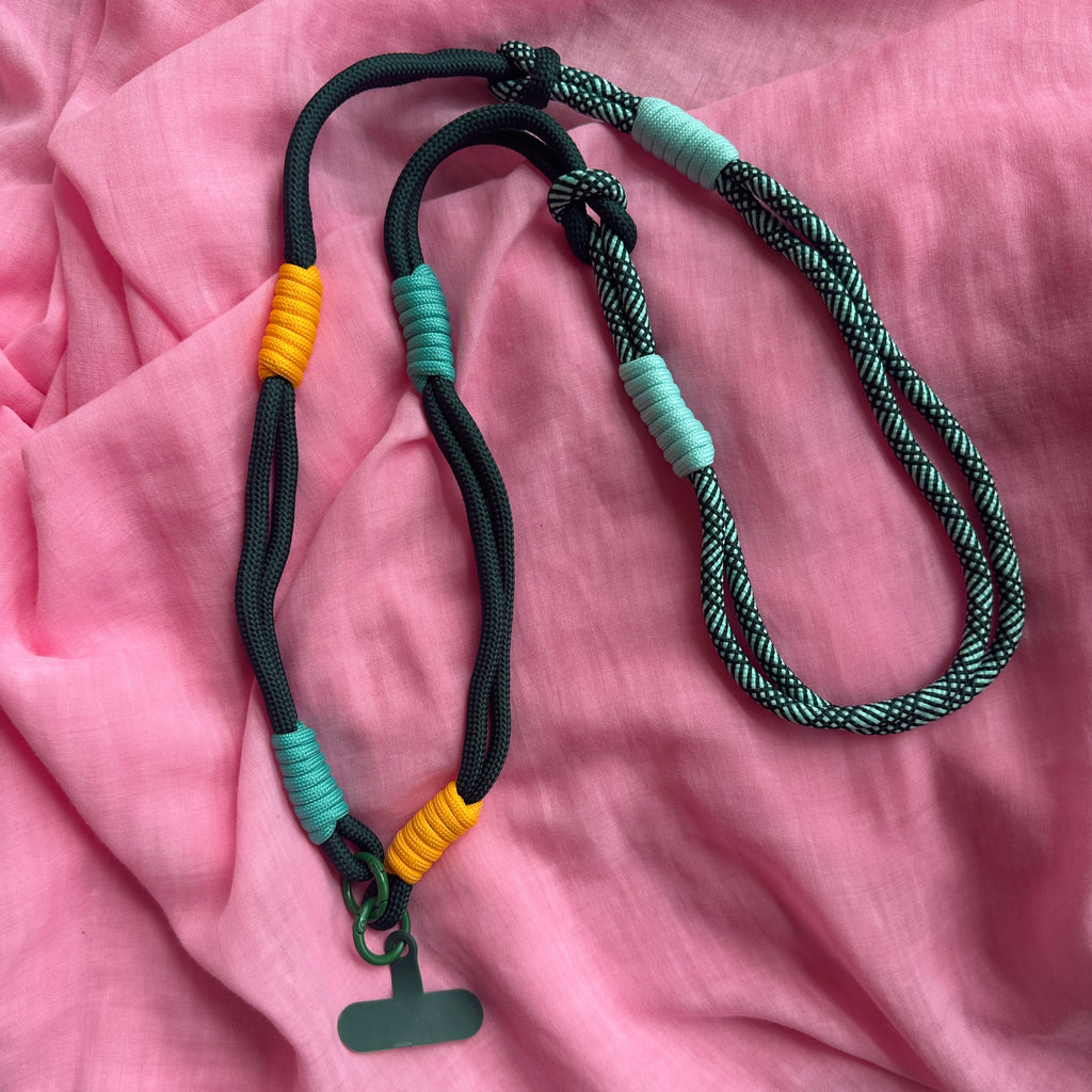 Rope Phone Strap // Greens