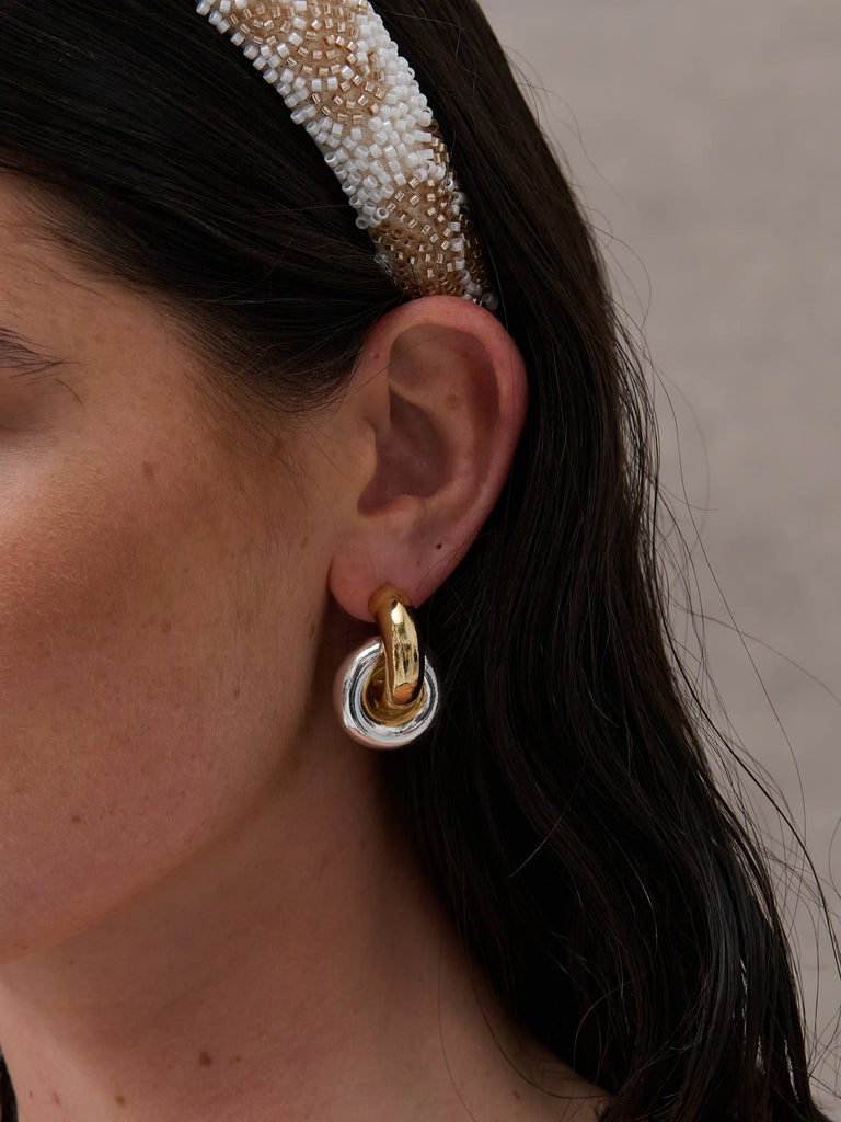 Evie Mixed Metal Plated Earrings