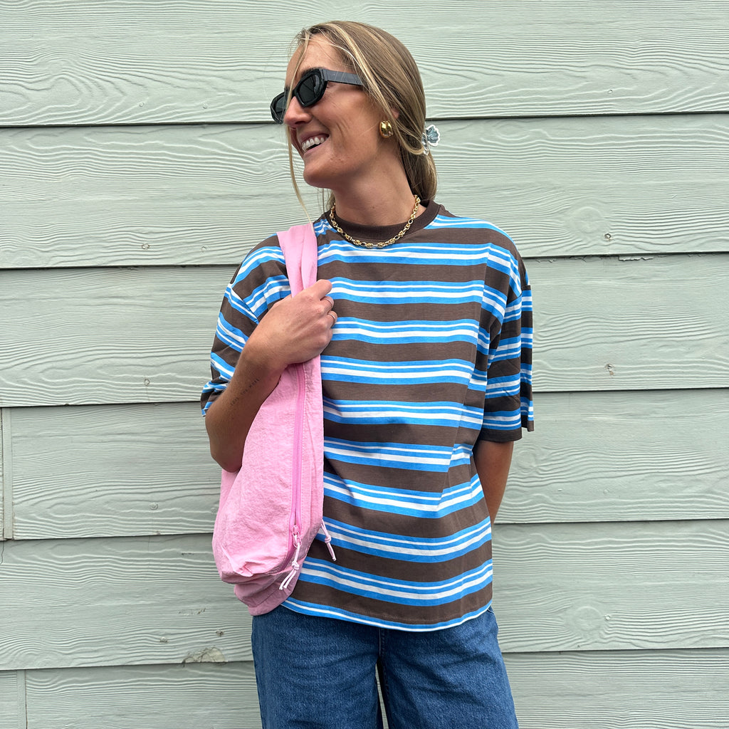 Oversized Shoulder Bag // Dusty Pink