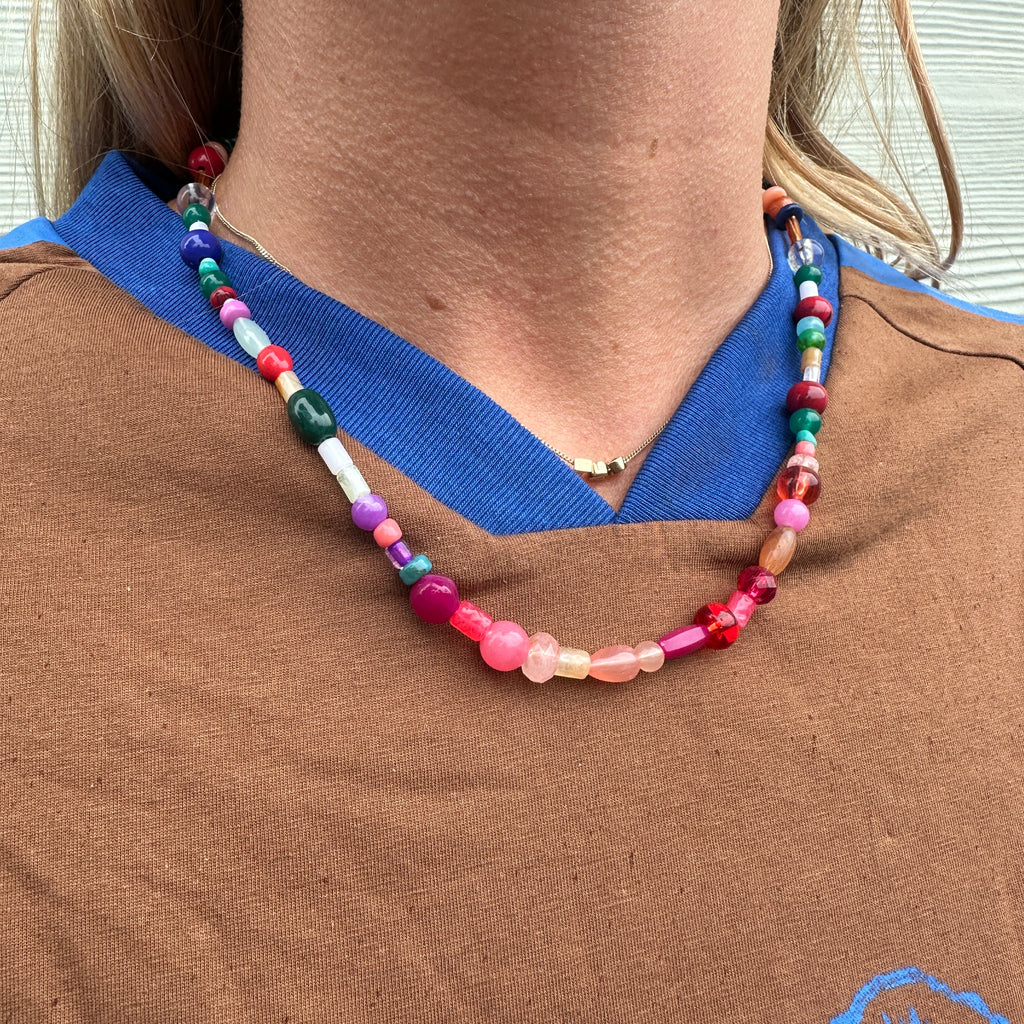 Sunny necklace // rainbow mix