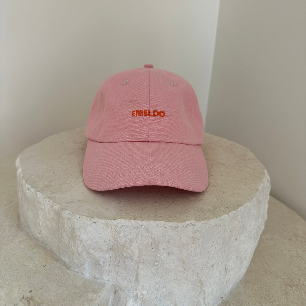 Emeldo Cap // Pink and Tangeriney-red *Limited Edition*