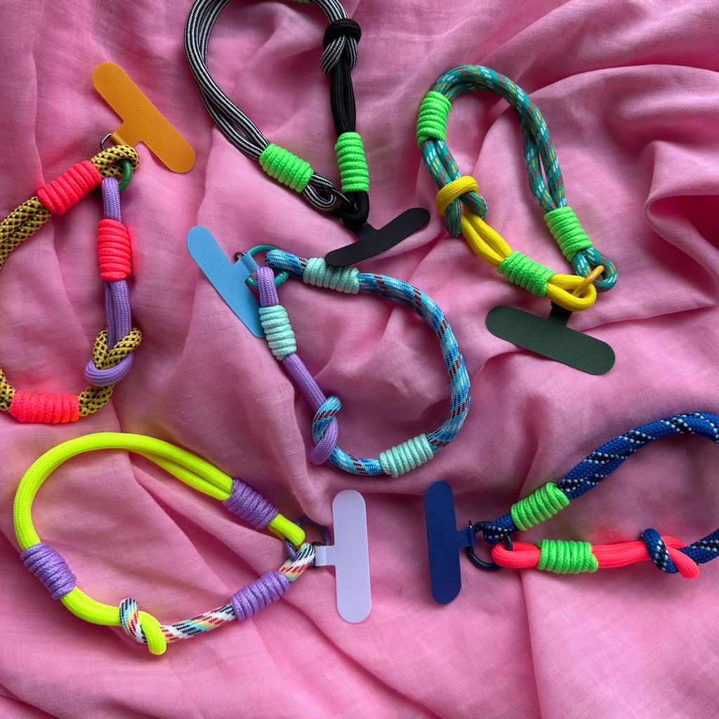 Wrist Phone Strap // Greens