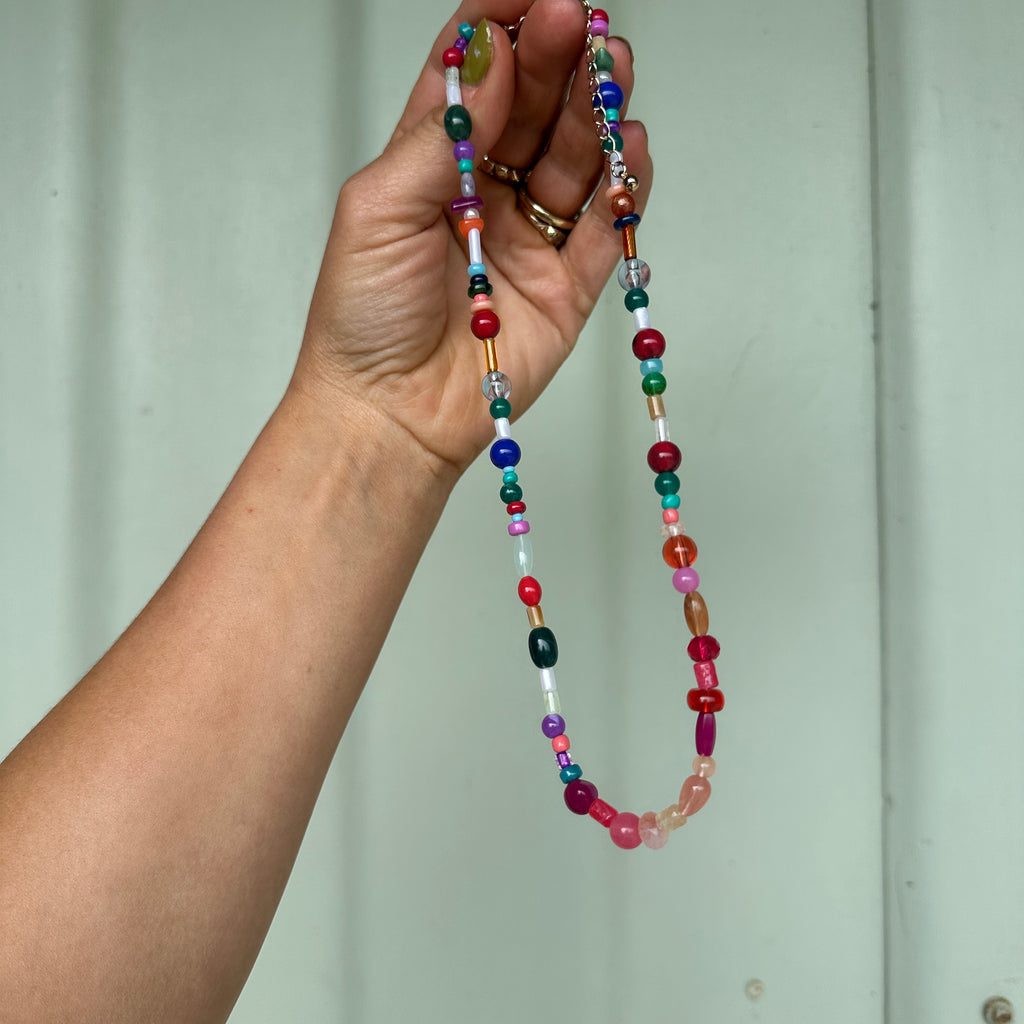 Sunny necklace // rainbow mix