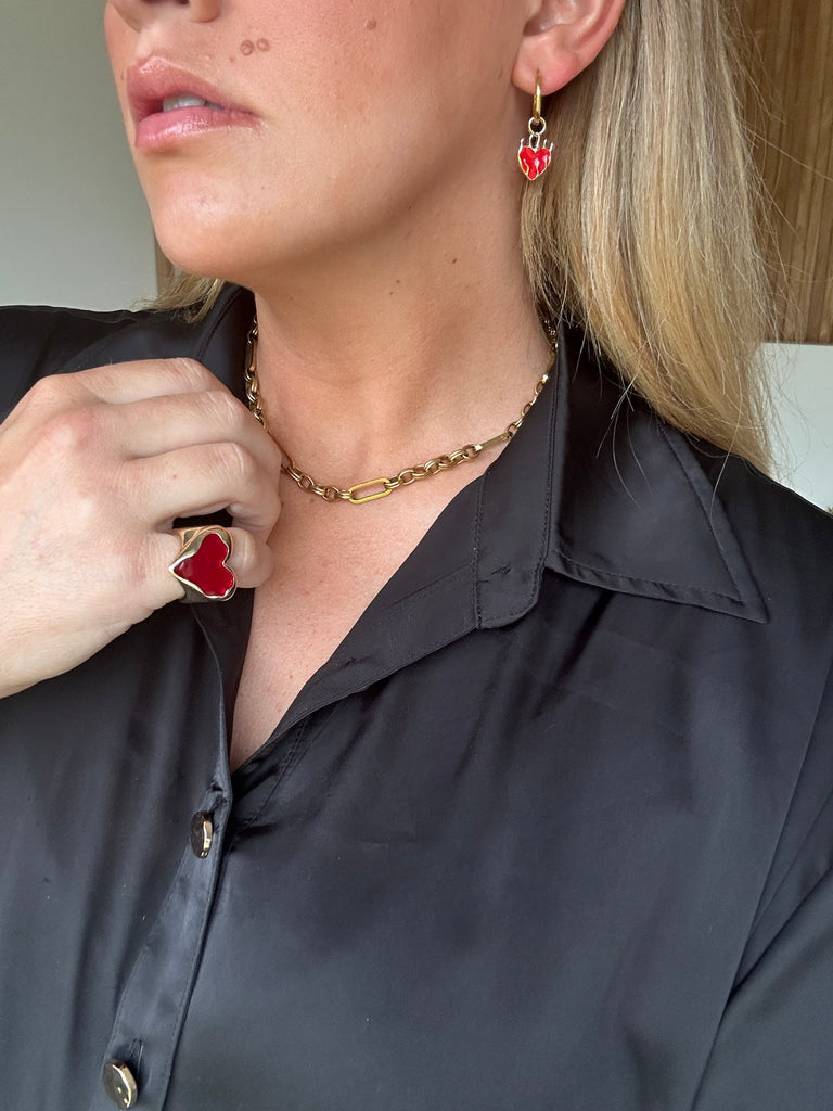 Hearts on Fire // Small hoops