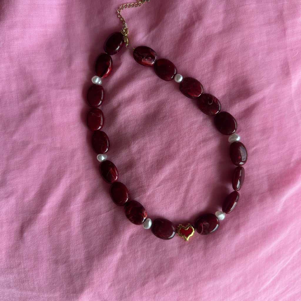 Mahogany love Necklace //