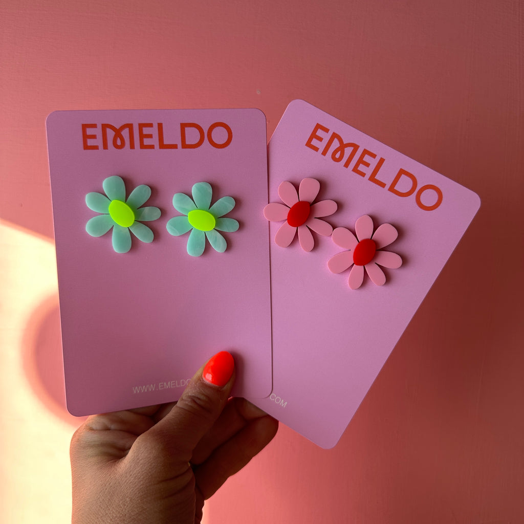 Estelle Flower Earrings // select colour