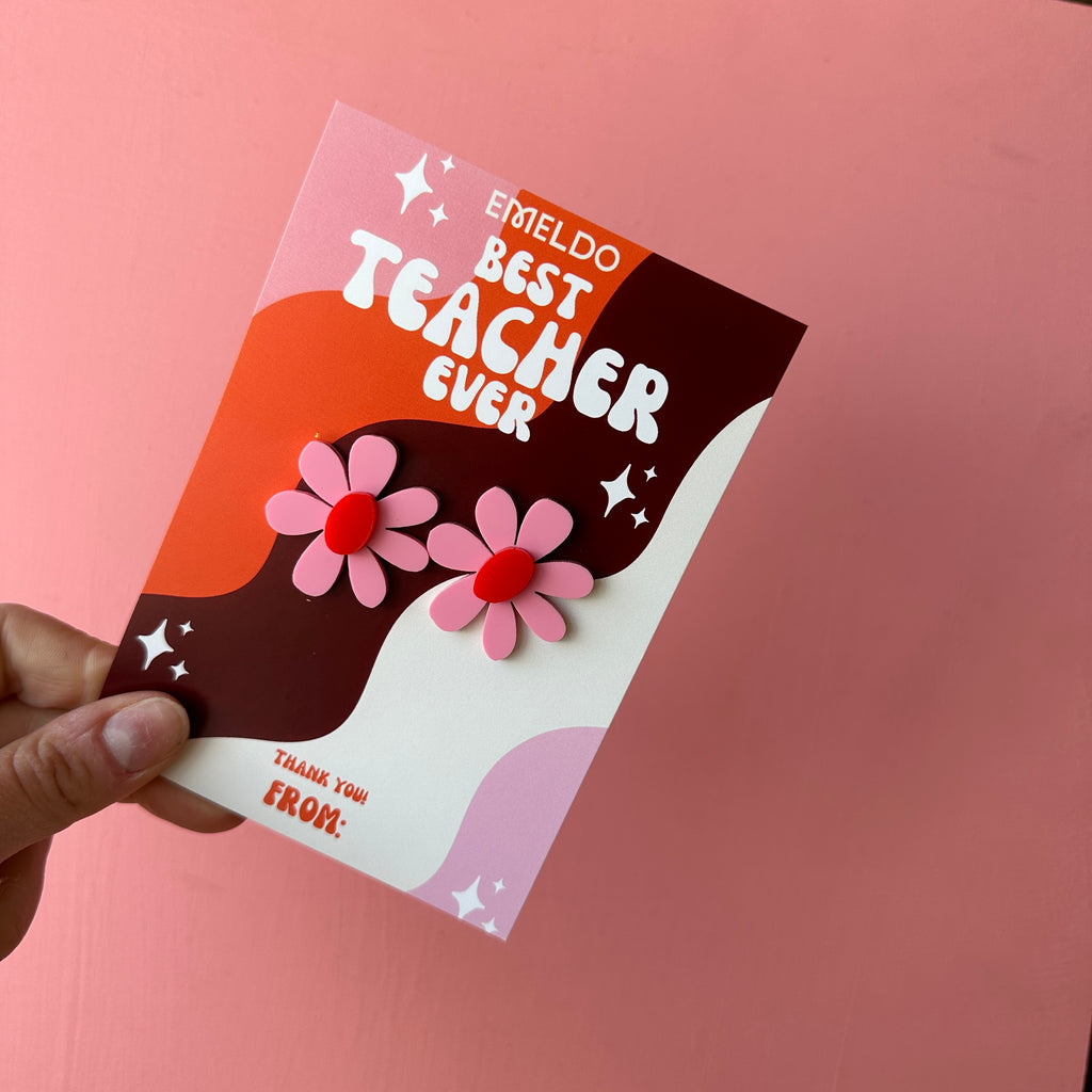 BEST TEACHER EVER 2.0! Free card add on for your fave TEACHER!