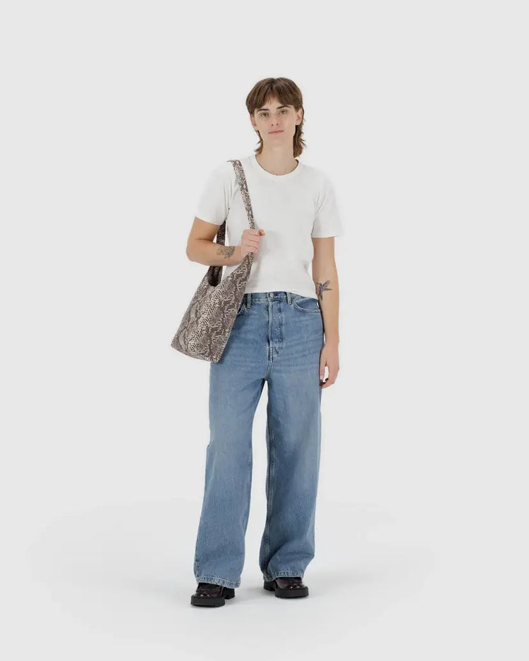 Baggu Small Nylon Sling - snakeskin