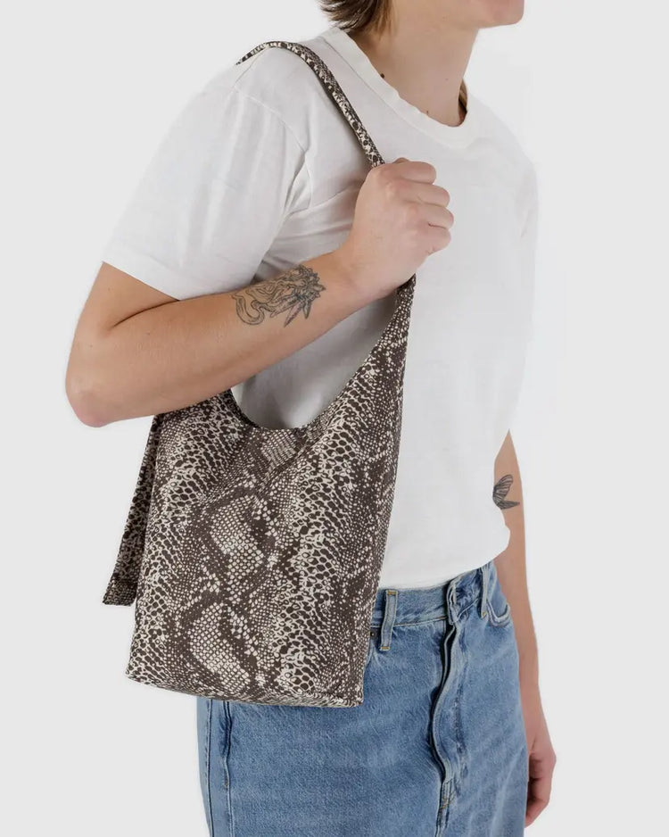 Baggu Small Nylon Sling - snakeskin