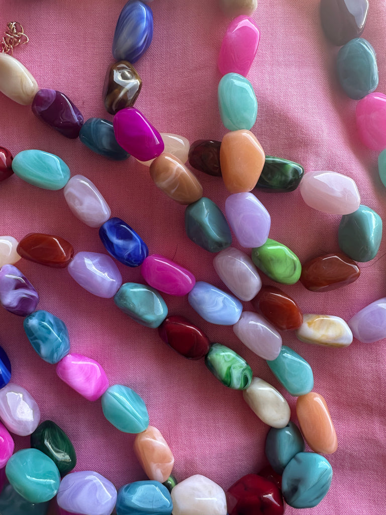 Rainbow Shortcake Necklace