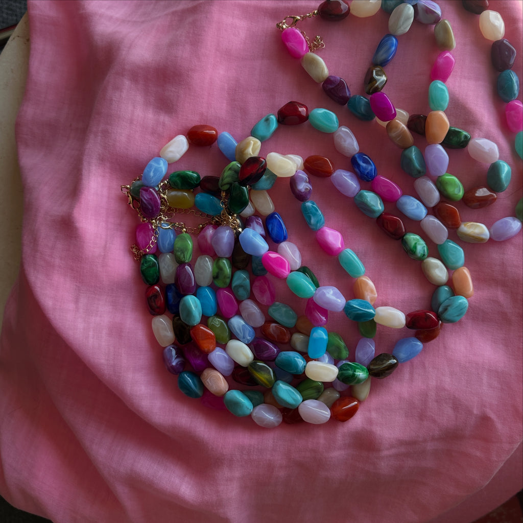 Rainbow Shortcake Necklace