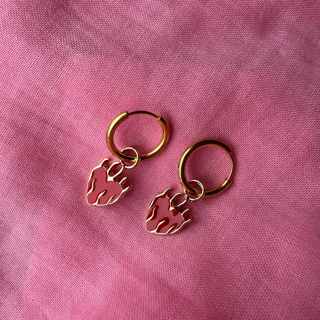 Hearts on Fire // Small hoops