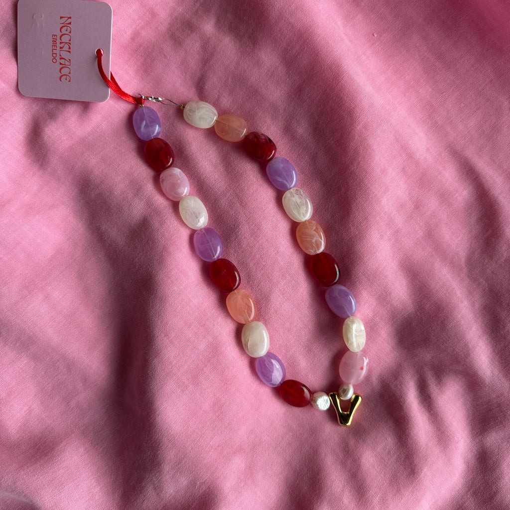 V Necklace - One off - Mixed
