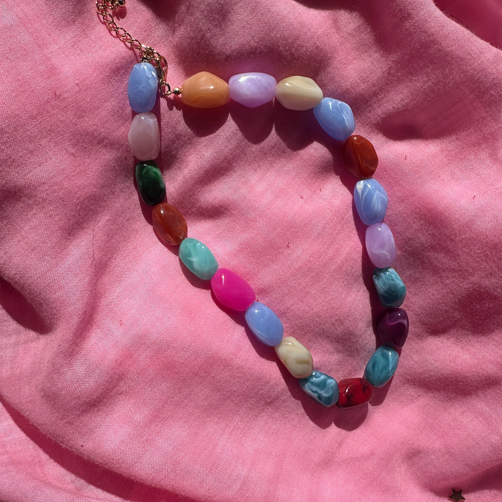 Rainbow Shortcake Necklace