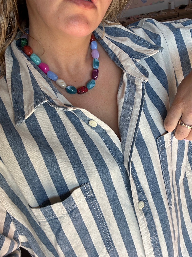 Rainbow Shortcake Necklace