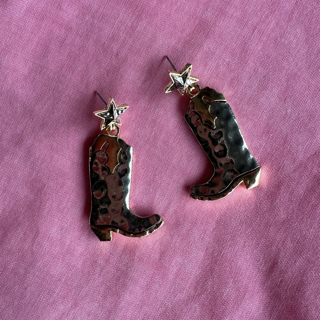 Warehouse Sale Earrings Cowboy Boots // 18