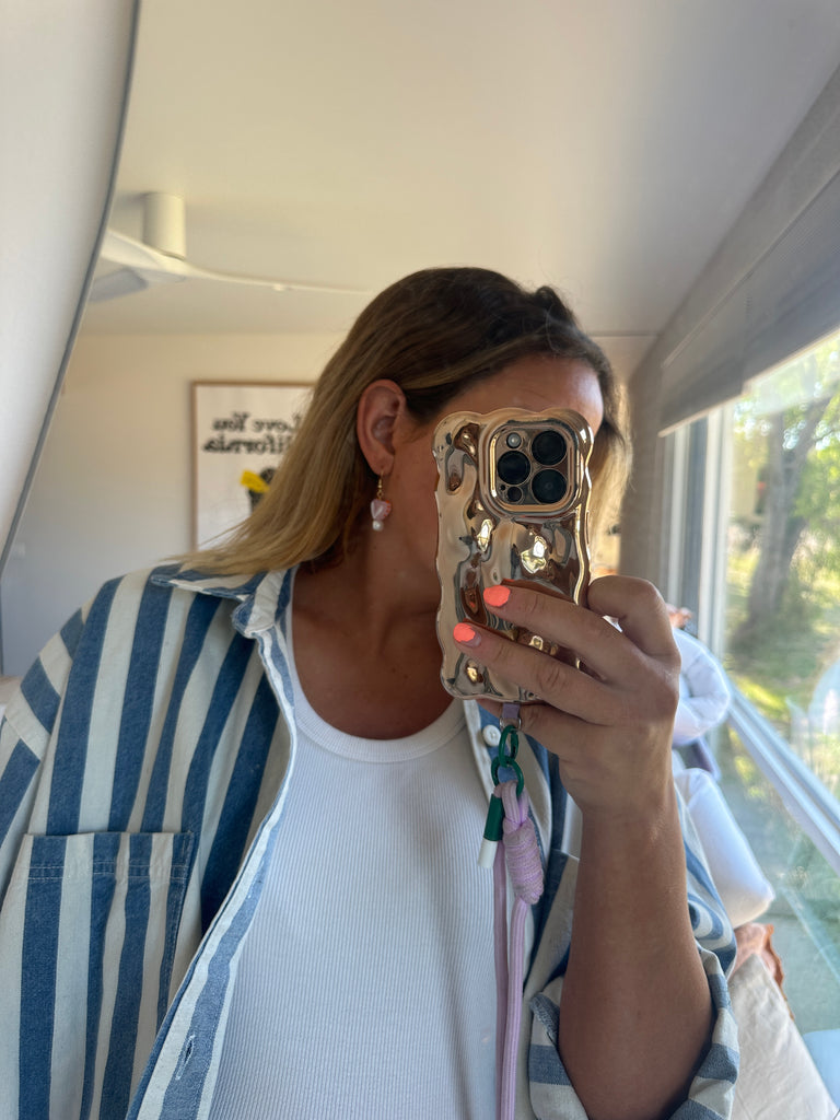Tibi Hearts // Pink and Red with Pearl