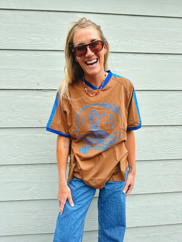 Choc La Sirena T-Shirt - By Frankie - Cotton