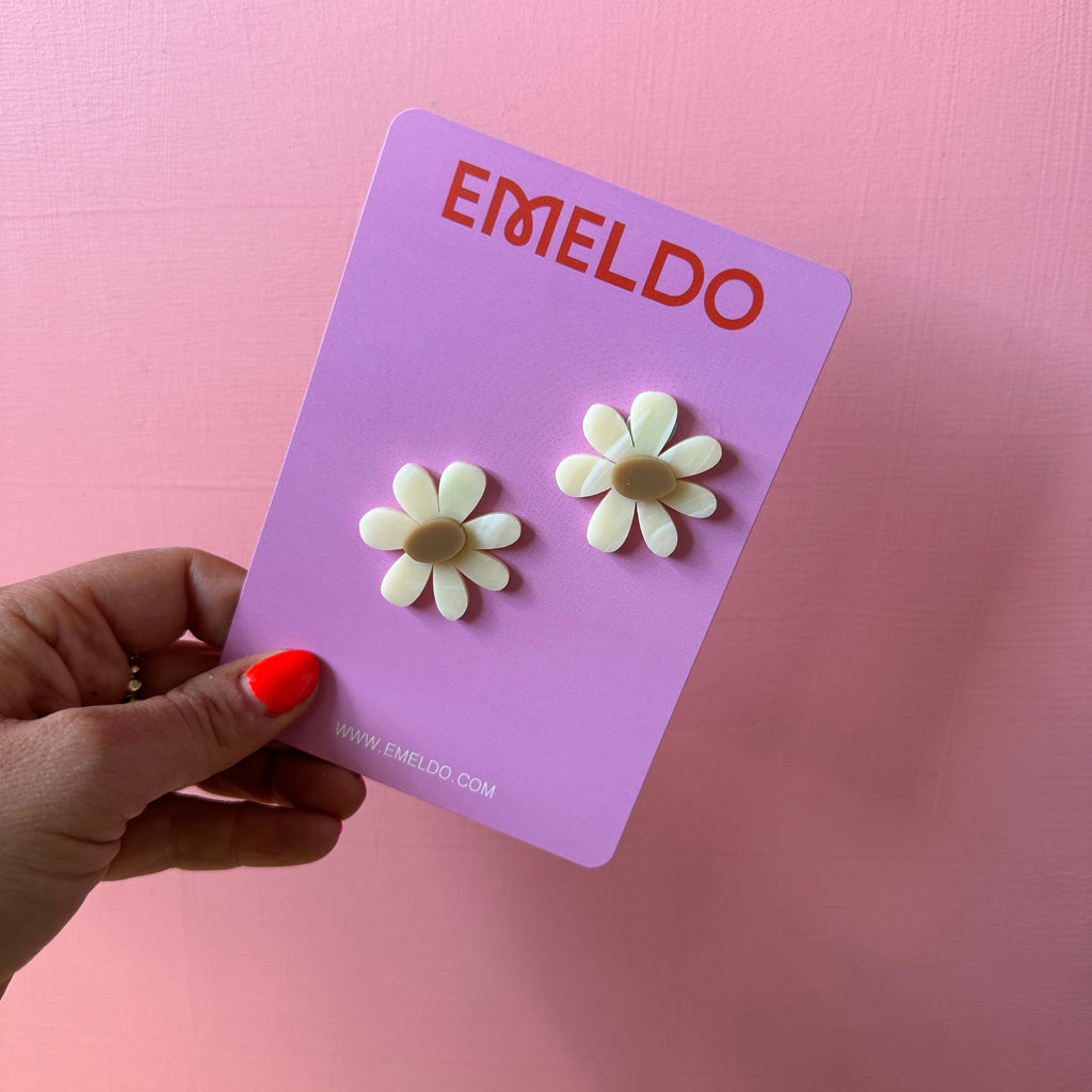 Estelle Flower Earrings // select colour