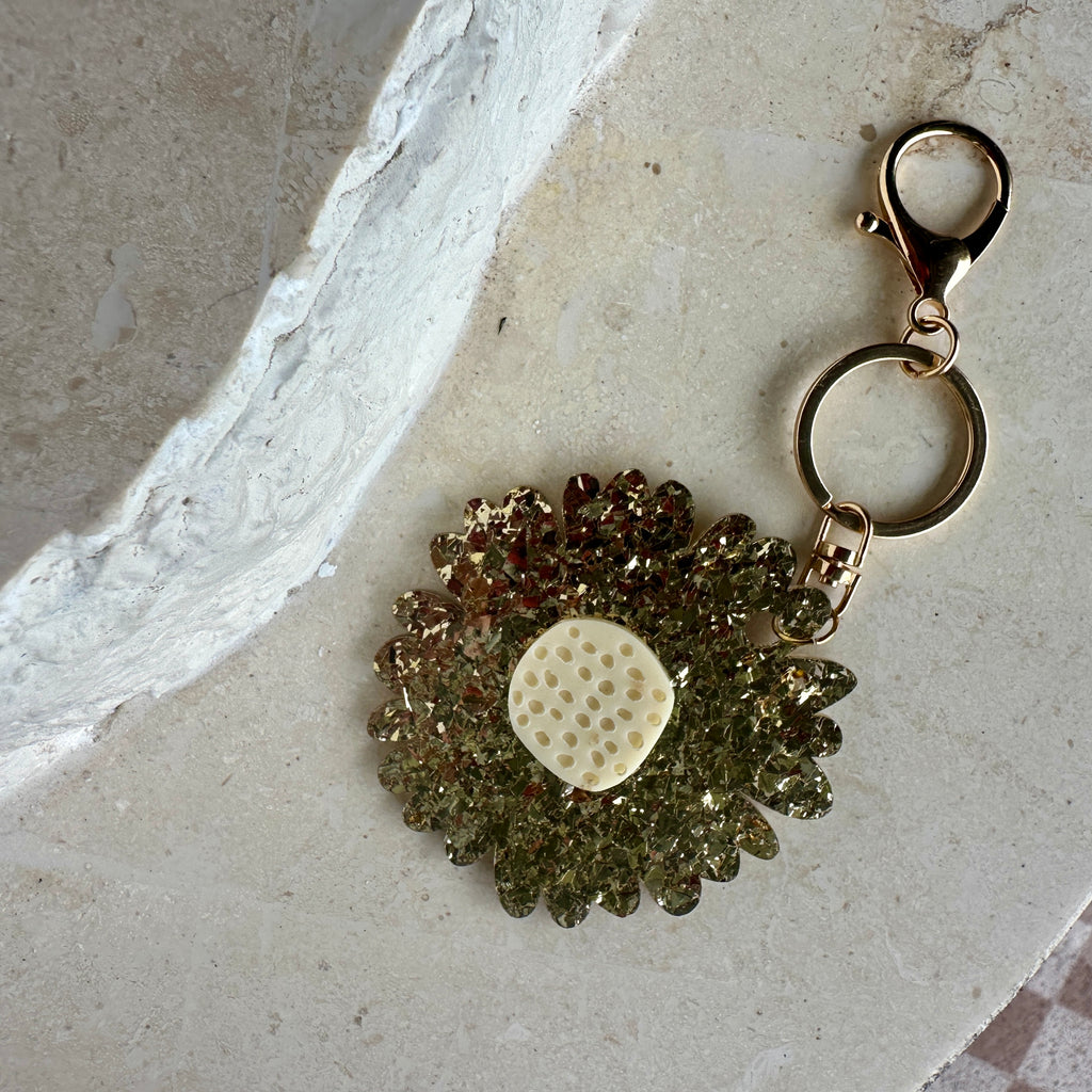 Giant Flower key ring // select colour