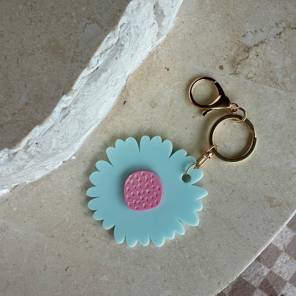 Giant Flower key ring // select colour