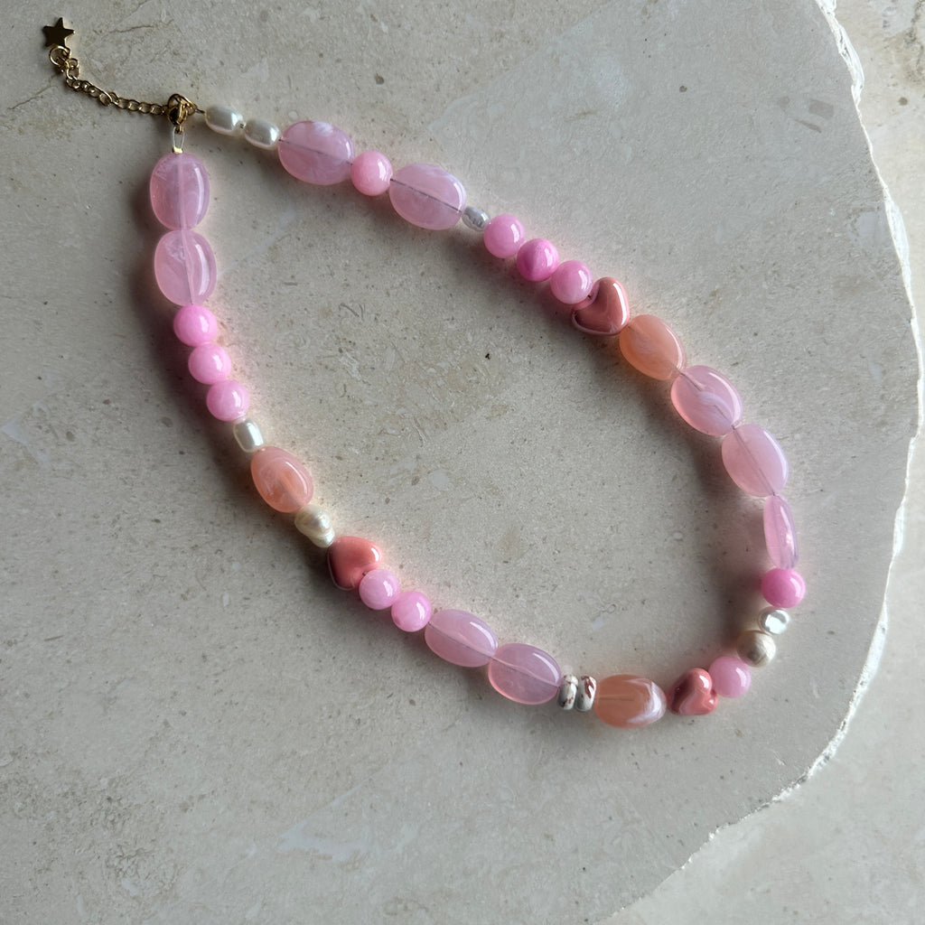 Pastel Pascal Necklace - Pinks