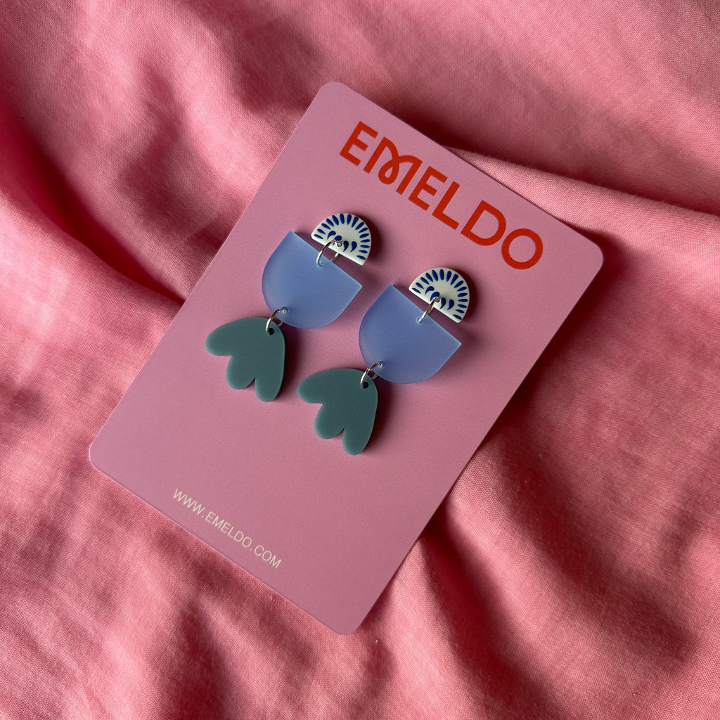 Benita Earrings // Blues