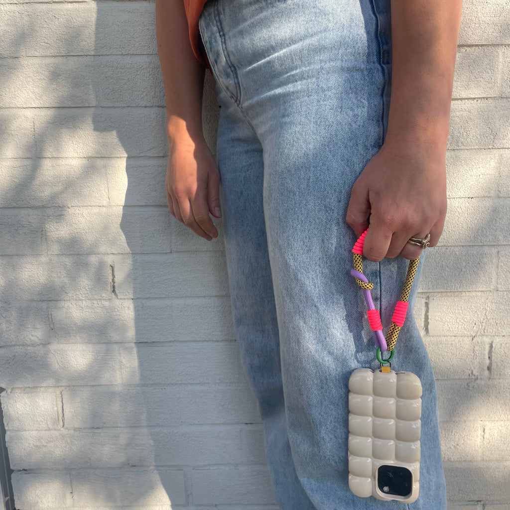 Wrist Phone Strap // baby blue