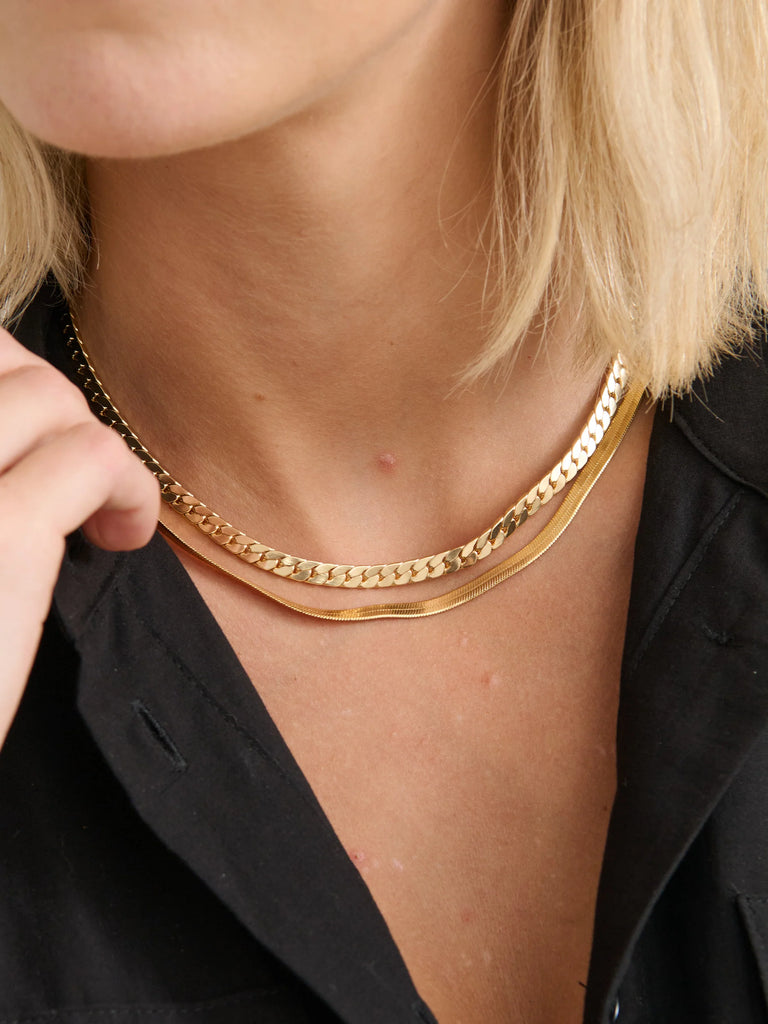 5mm Chain 18K Gold Plated Necklace