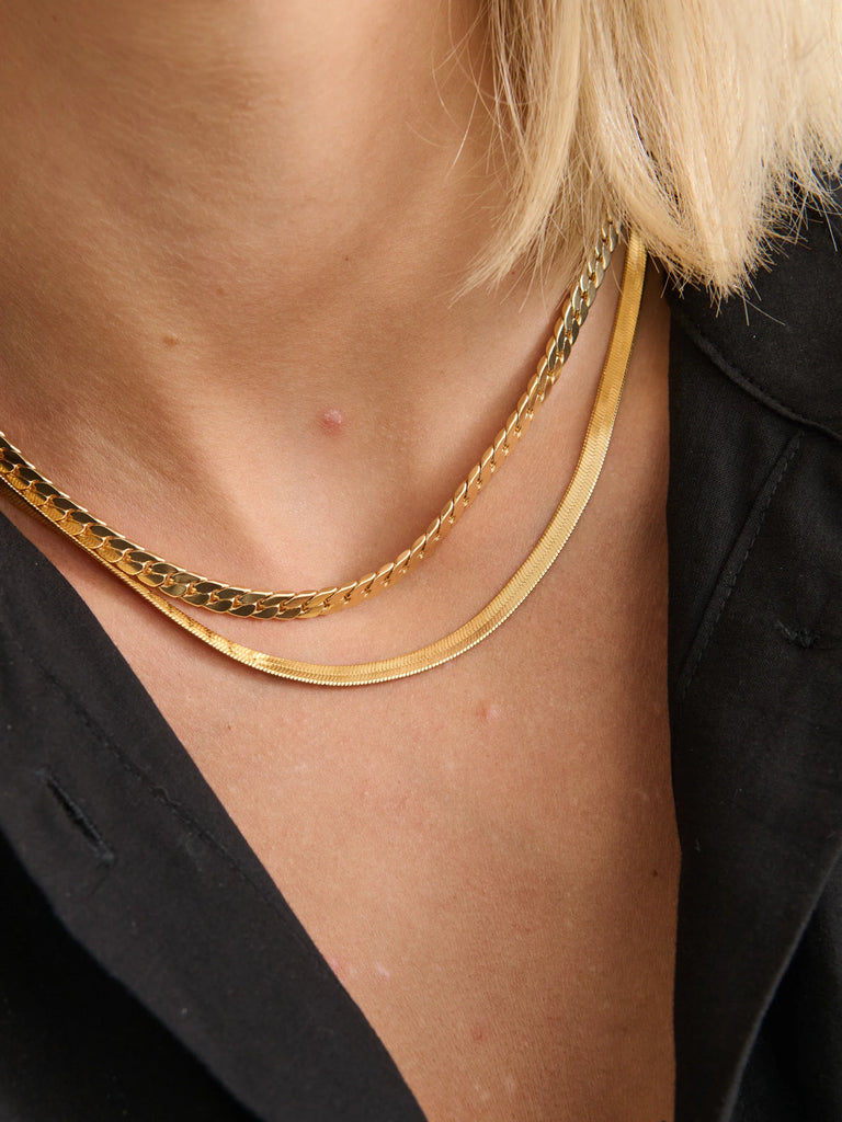 5mm Chain 18K Gold Plated Necklace