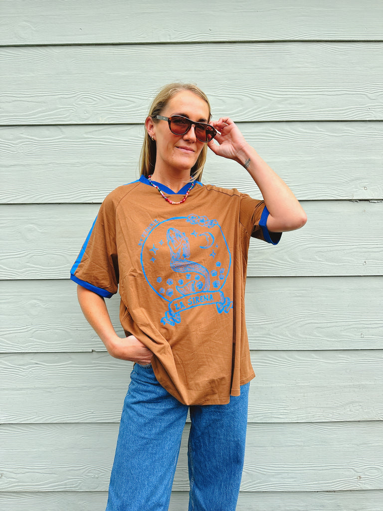 Choc La Sirena T-Shirt - By Frankie - Cotton