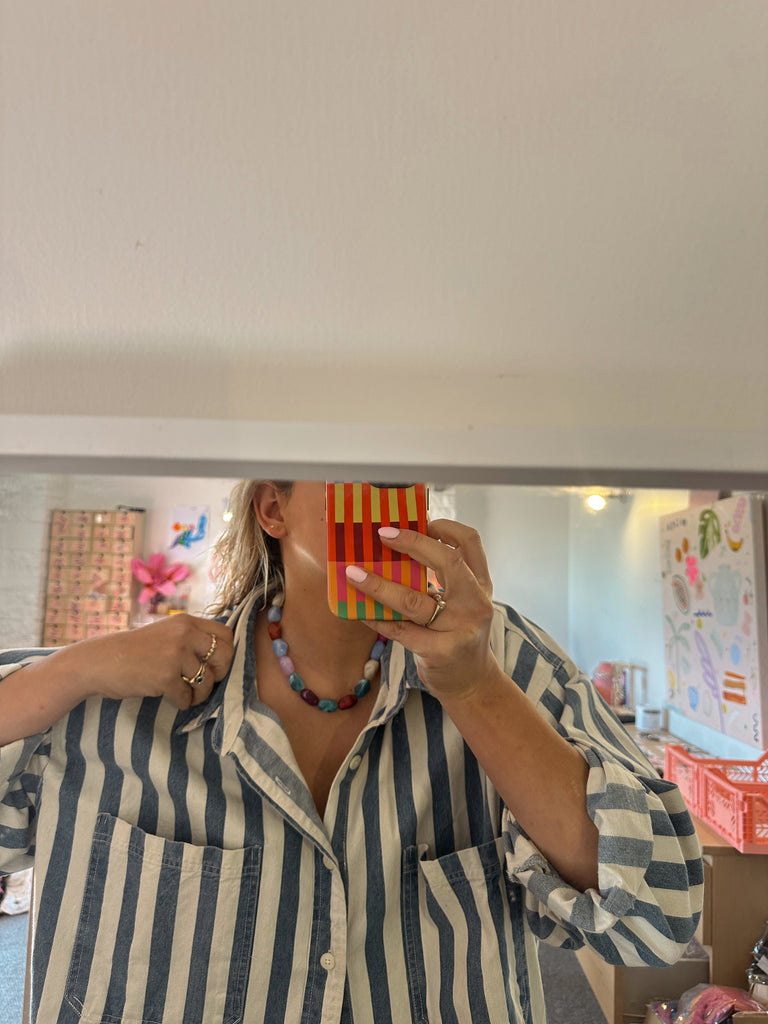 Rainbow Shortcake Necklace