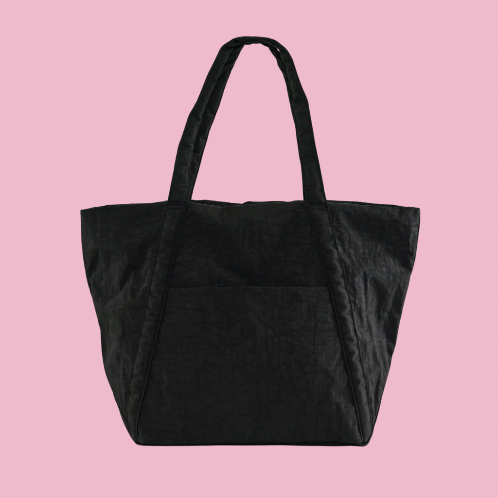 Baggu Cloud Bag // BLACK (MEDIUM SIZE) - PERFECT SIZED NAPPY BAG