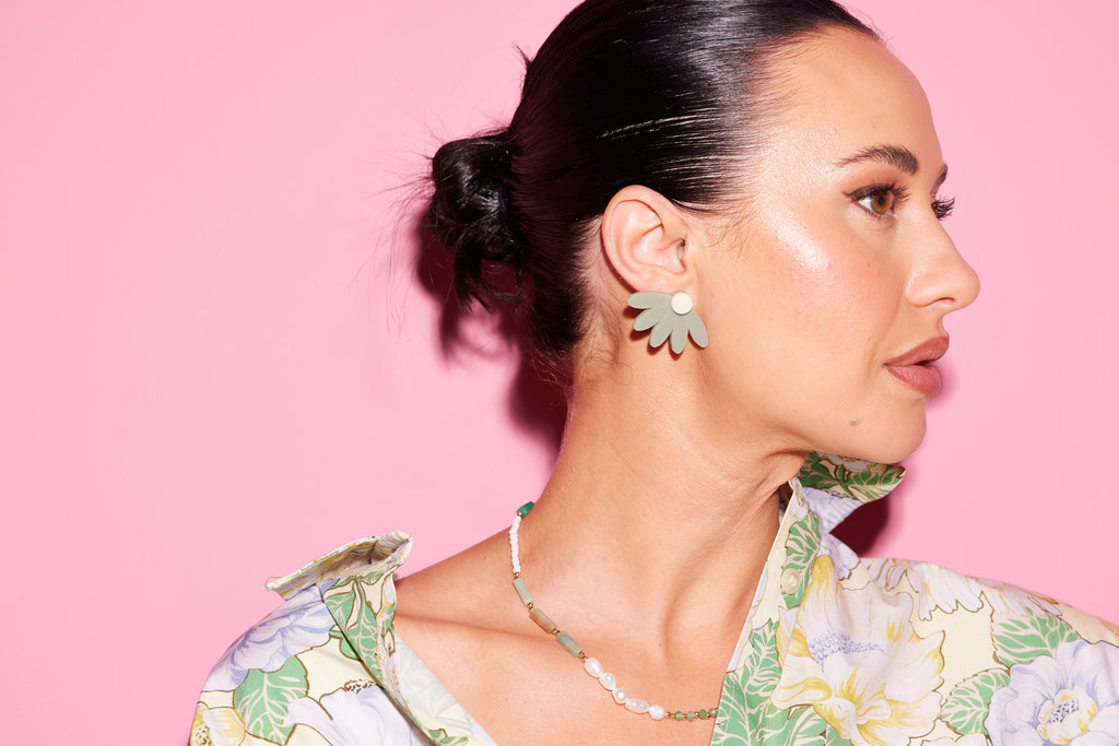 Fleur Flower Studs // select colour