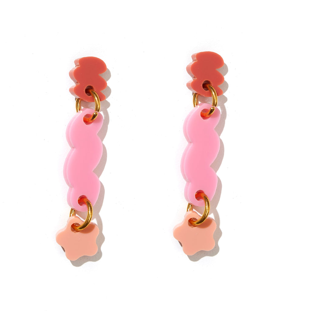 Velzy Earrings // Pinks