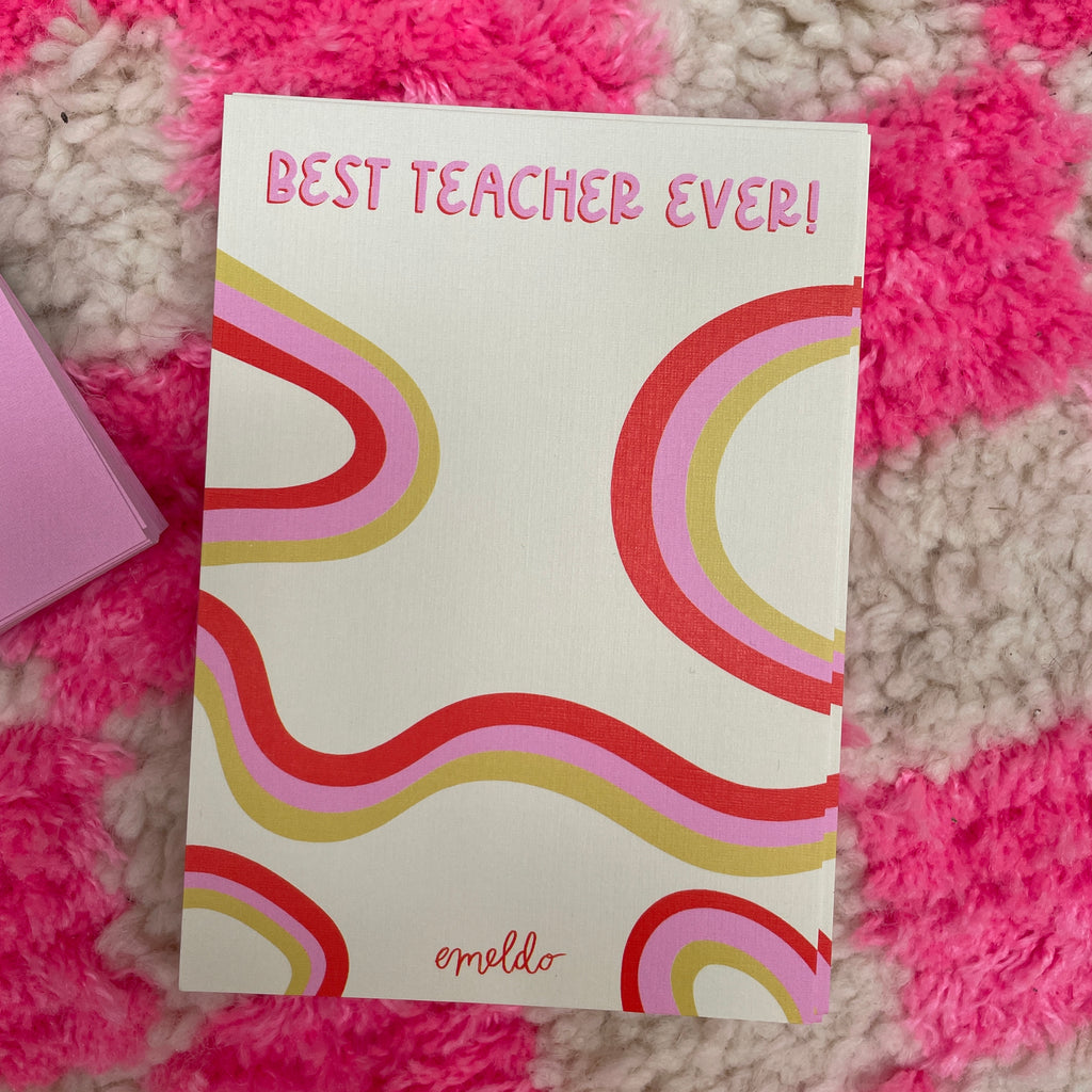 BEST TEACHER EVER! Free card add on for your fave TEACHER!